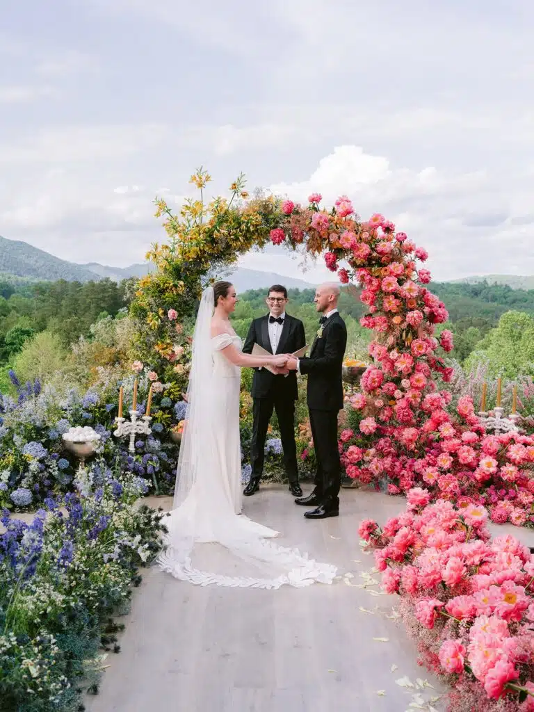 Val and Caleb wed on the hilltop at Blackberry Farm2