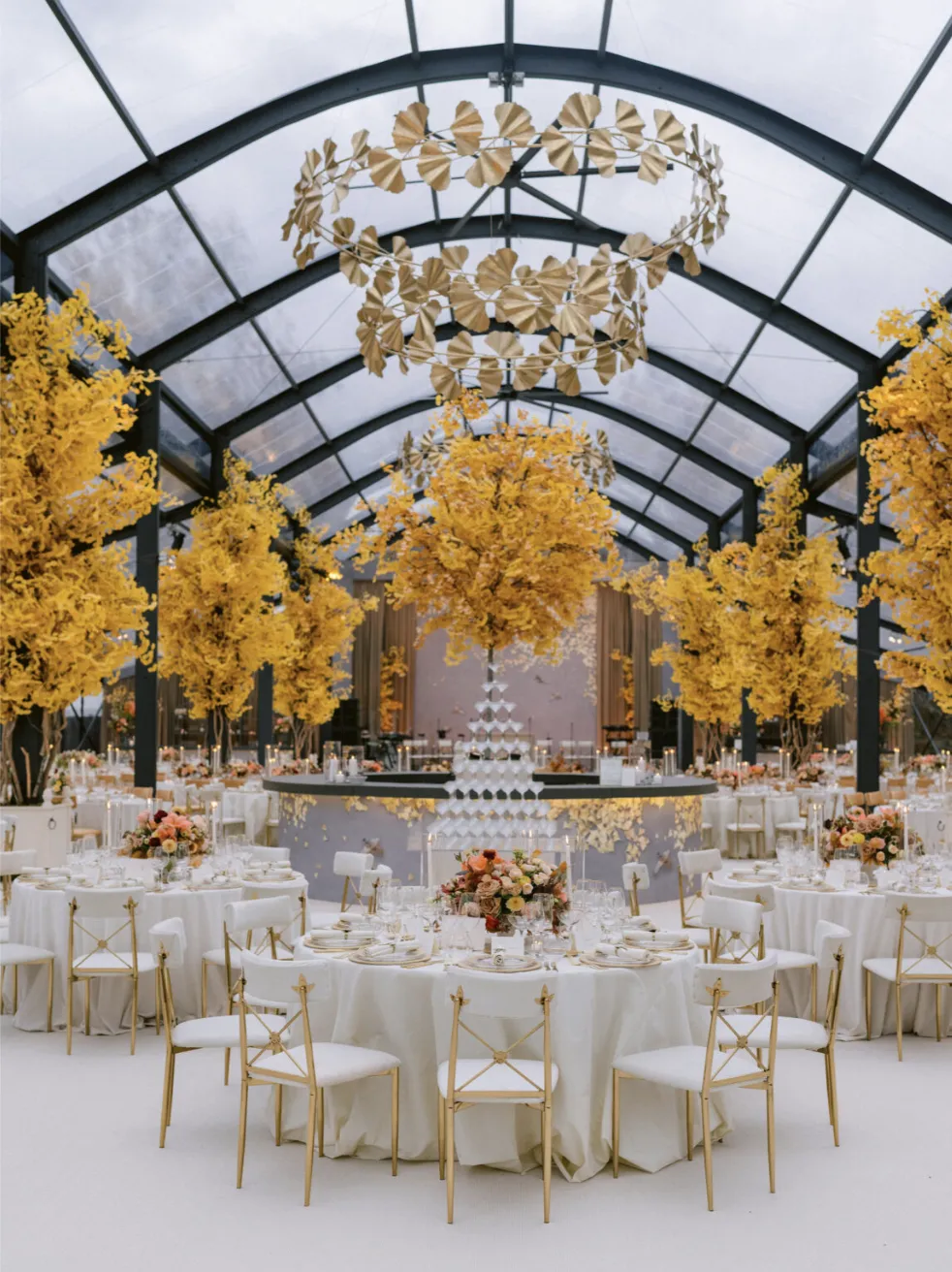 Temporary outdoor venue expansion with a clearspan structure